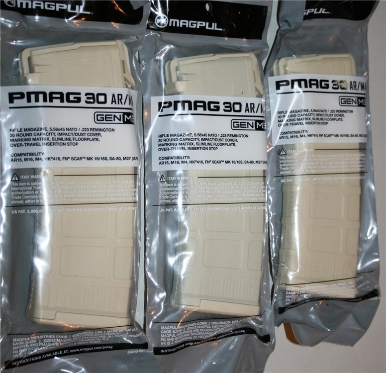 (3) SAND Pmags M3 AR-15 AR Magpul PMAG 30rd 5.56 .223 300BLK-img-0
