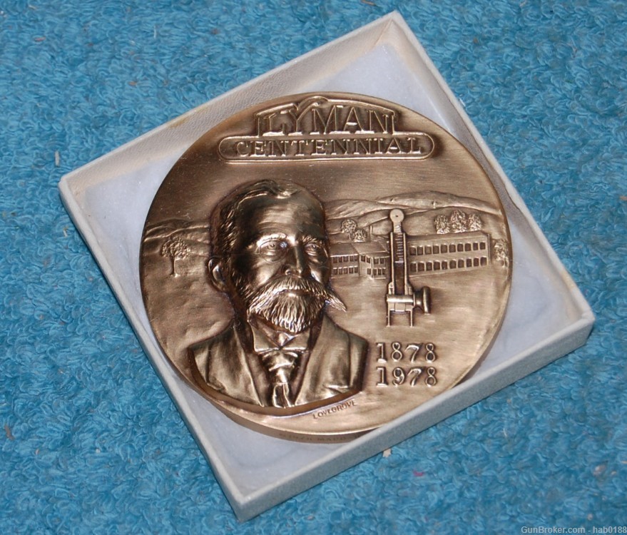 Rare Lyman Centennial Medallion 1878-1978 A Century of Service Ruger #1  -img-0
