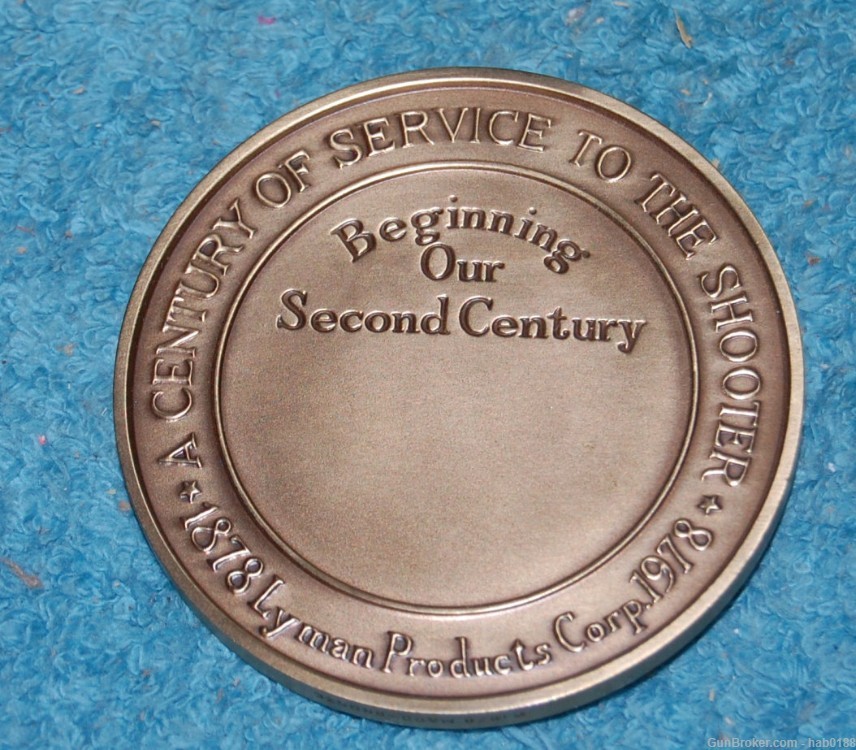 Rare Lyman Centennial Medallion 1878-1978 A Century of Service Ruger #1  -img-1