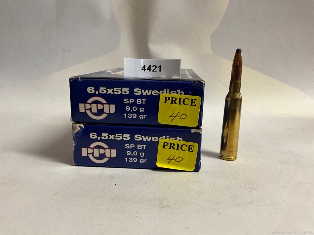 6.5x55 Swedish by PPU 139gr PSP 2 boxes-img-0