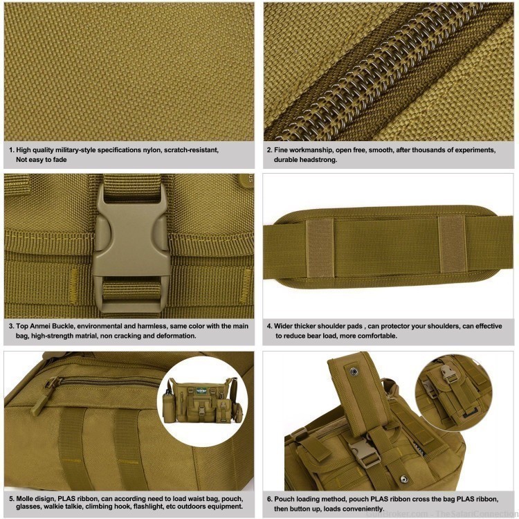 GTZ Safe Shield Bulletproof Messenger Bag NIJ level IIIA LOW$$-img-6