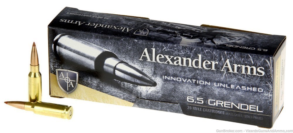 Alexander Arms AG129SSTBX SST 6.5 Grendel 129 gr 2310 fps Hornady Super S-img-0
