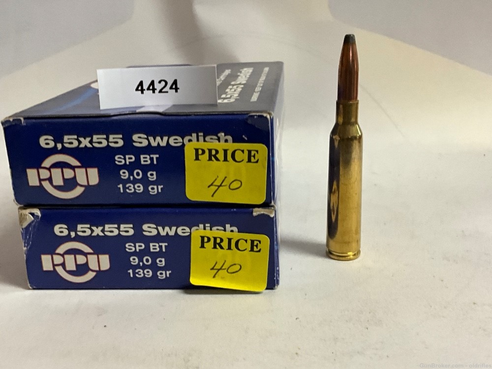 6.5x55 Swedish by PPU 139gr PSP 2 boxes-img-0