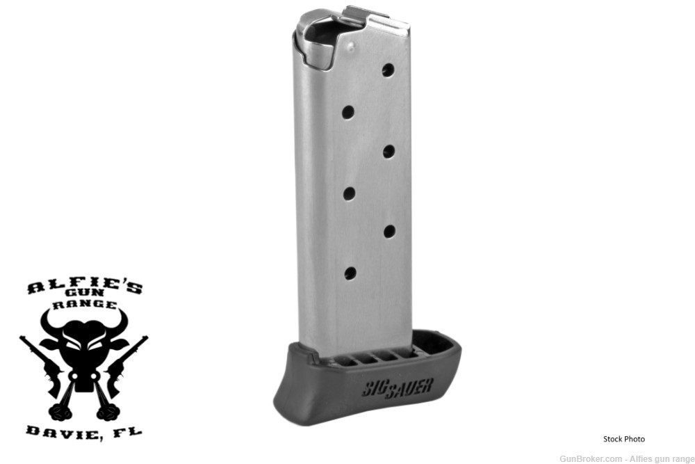 Sig Sauer P238 MAGAZINE STAINLESS .380 ACP 7-ROUNDS- MAG-238-380-7-X-img-0