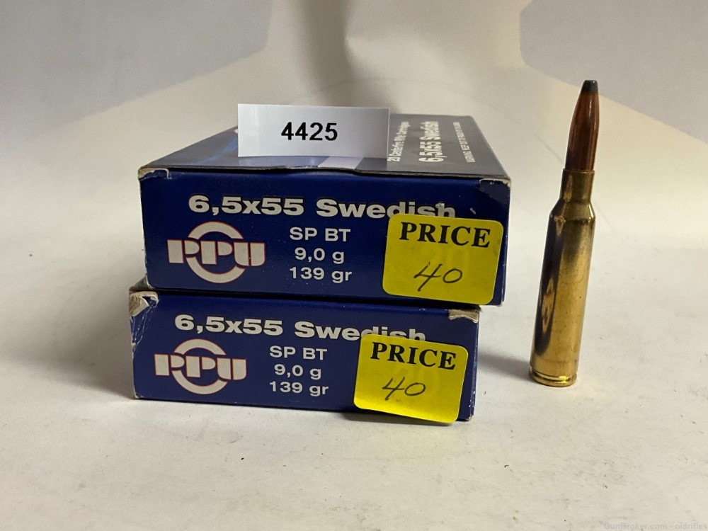 6.5x55 Swedish by PPU 139gr PSP 2 boxes-img-0