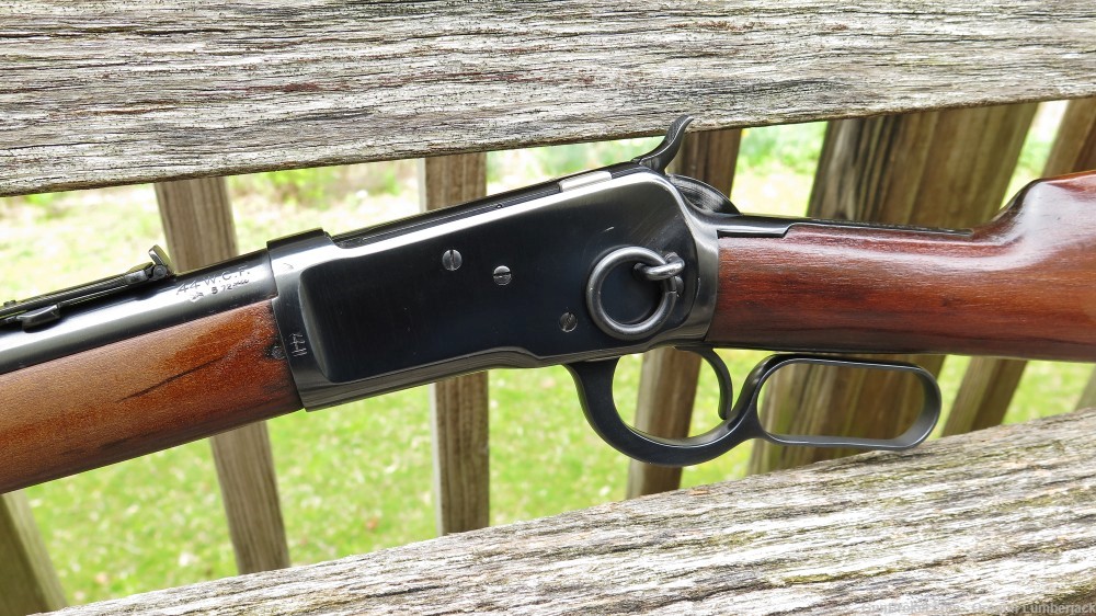 Winchester 1892 44-40 17" Saddle Ring Trapper 92 Carbine 1918 Looks Good!-img-1