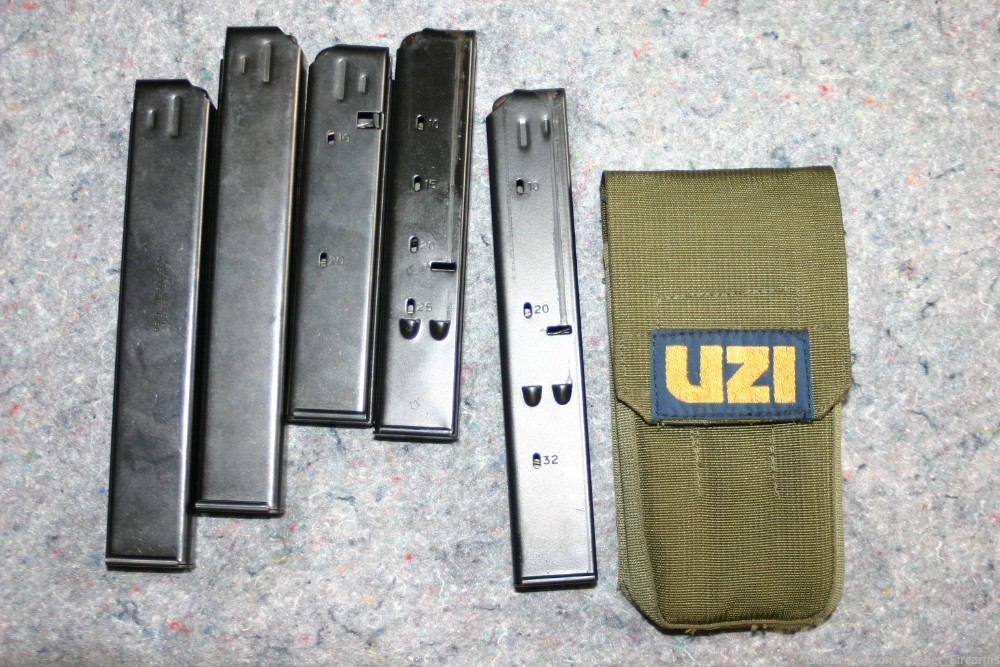 Uzi  Model A  9mm Carbine  Action Arms,  Comes with 8 Magazines & Mag Pouch-img-20