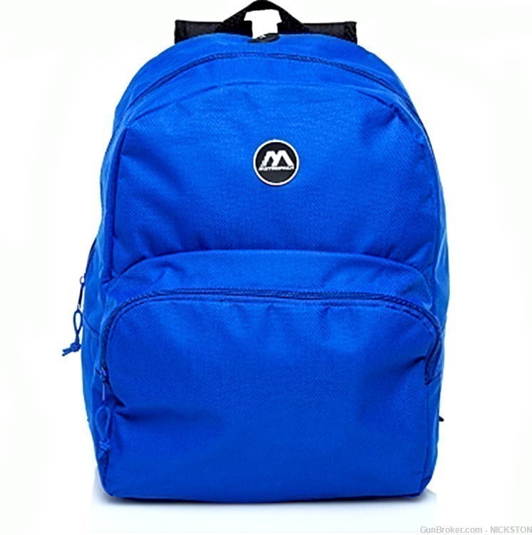 Blue Lightweight Unisex Compact Accessories Backpack Shoulder Book Bag-img-0