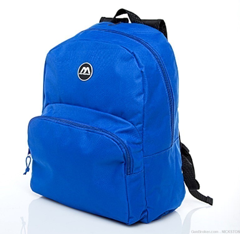 Blue Lightweight Unisex Compact Accessories Backpack Shoulder Book Bag-img-2