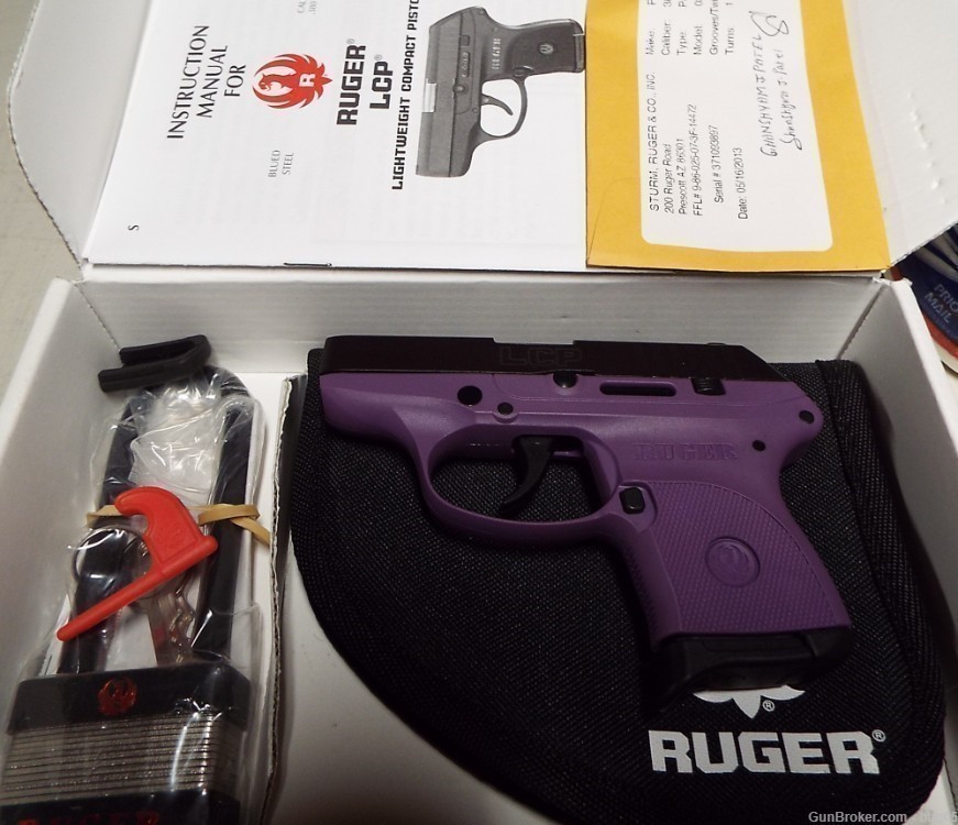 Ltd Edition Ruger LCP Lady Lilac 380 ACP Purple Talo  New!  LAYAWAY OPTION-img-7
