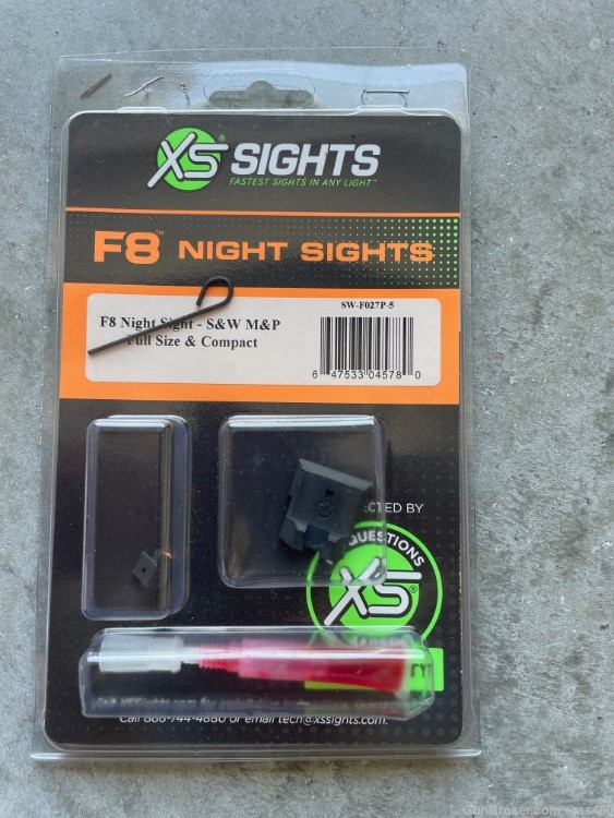 XS Sights F8 Night Sights for S&W M&P and M&P 2.0-img-0