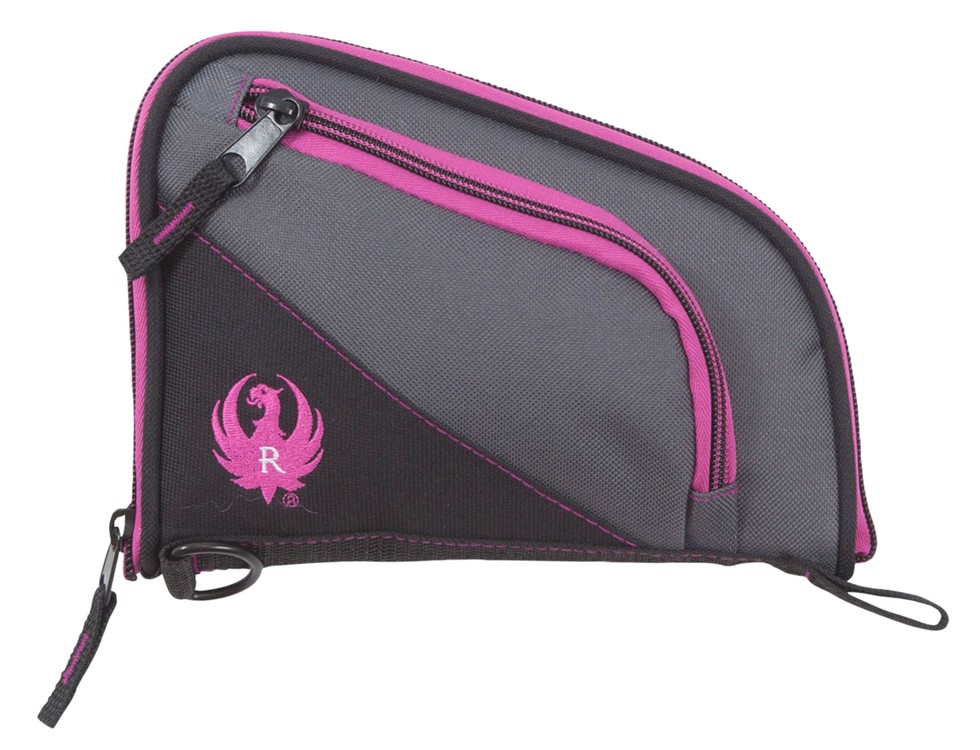 Ruger Tucson Womens Handgun Case made of Knit with Black & Gray Finish & Or-img-0