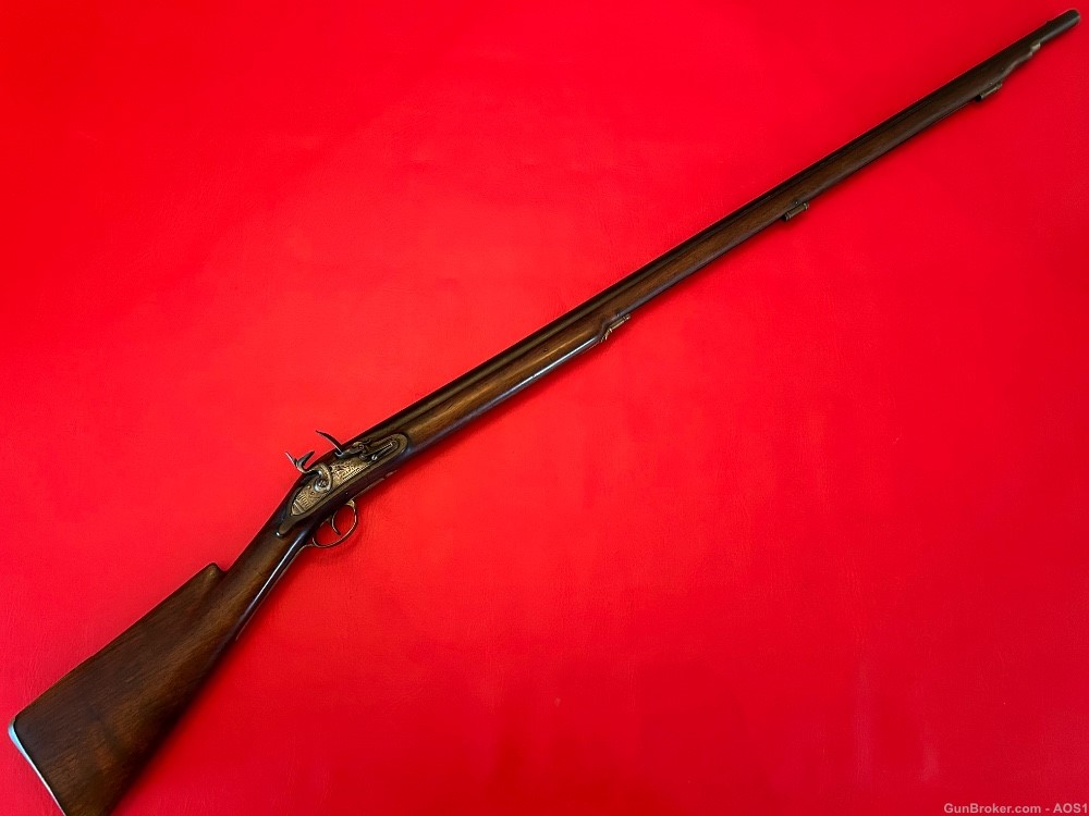 Antique A.W. Spies .69 Caliber Flintlock Smoothbore Musket Early-Mid 1800’s-img-0