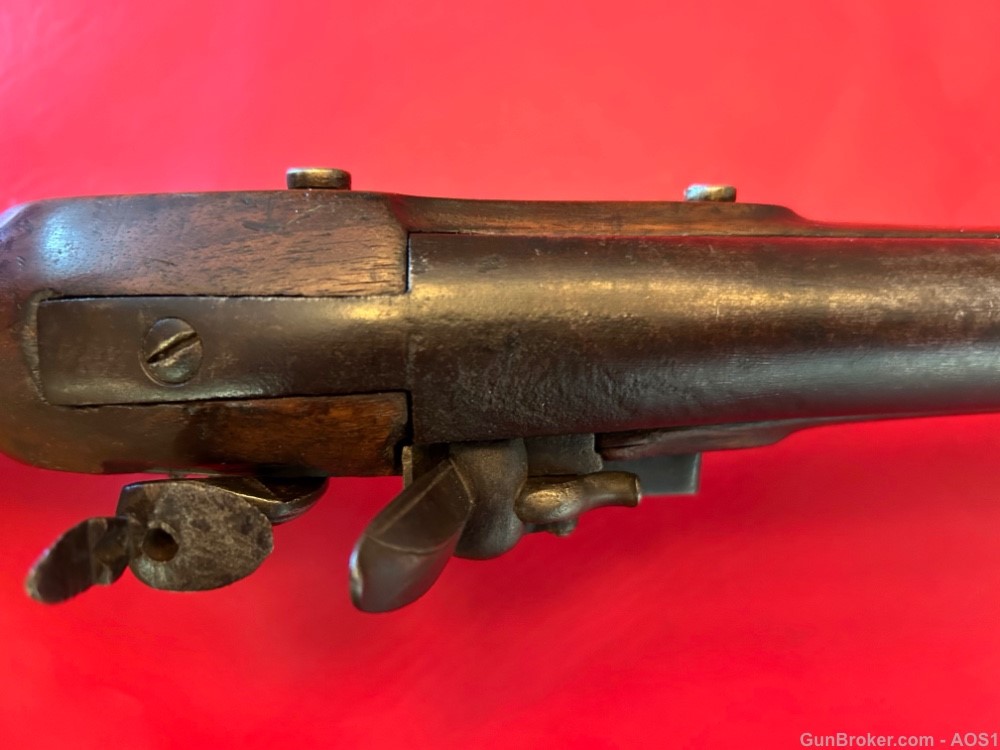 Antique A.W. Spies .69 Caliber Flintlock Smoothbore Musket Early-Mid 1800’s-img-25