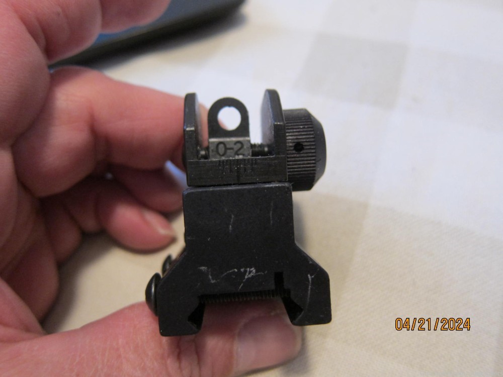 Yankee Hill Machine Detachable Fixed Rear Sight A2-Style AR-15 Flat-Top -img-2