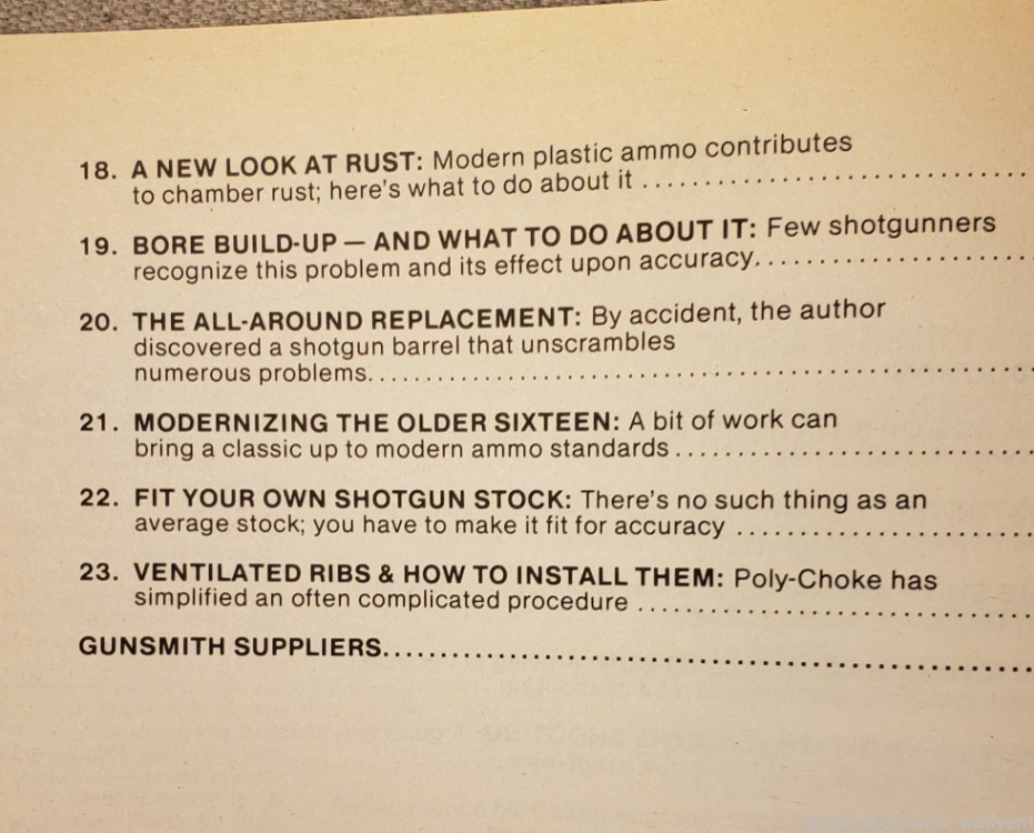 Shotgun Gunsmithing Gun Book Manual Ralph T. Walker repair tools parts-img-3