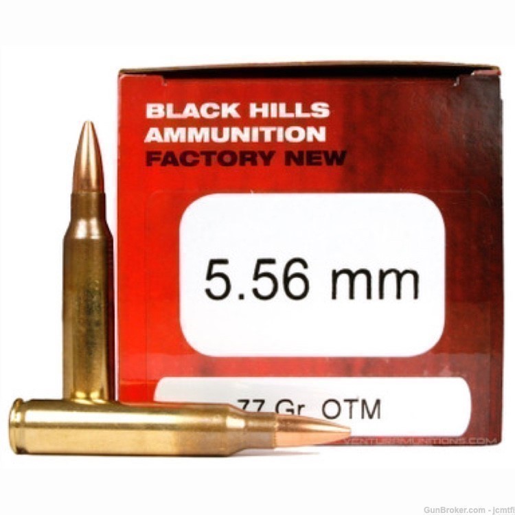 500rds - Black Hills 5.56mm 77 Grain Sierra MatchKing OTM MK262 Mod 1-img-2