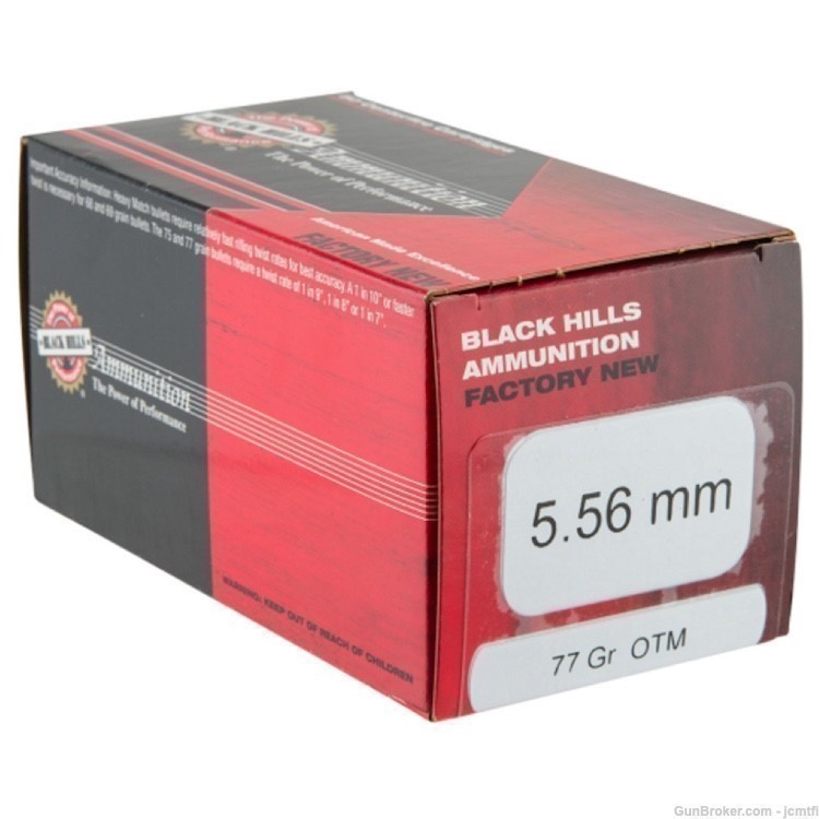 500rds - Black Hills 5.56mm 77 Grain Sierra MatchKing OTM MK262 Mod 1-img-3