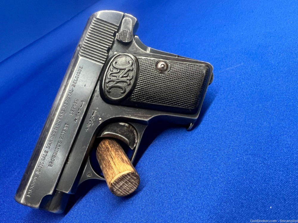C&R Eligible FN 1906 .25 auto Pistol no reserve penny auction  -img-31