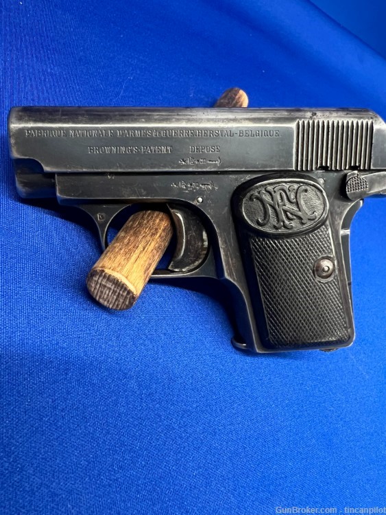 C&R Eligible FN 1906 .25 auto Pistol no reserve penny auction  -img-0