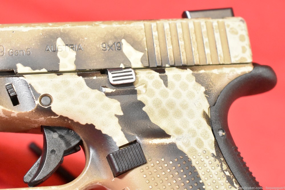 Glock 19 Gen5 Camo Painted 9mm-img-6