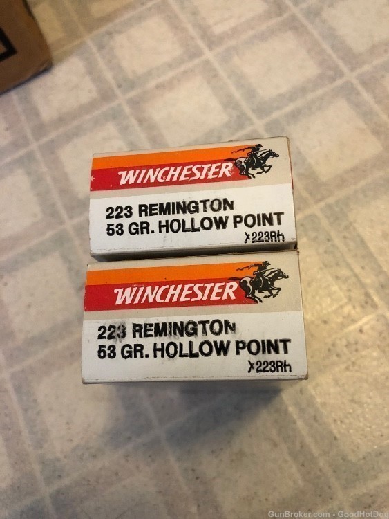 Winchester 40 rds 223 Remington 53 gr HP-img-0