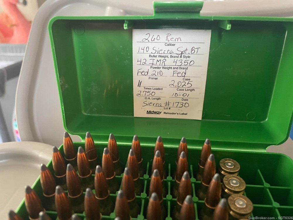 260 Remington (150 rounds reloads)-img-6