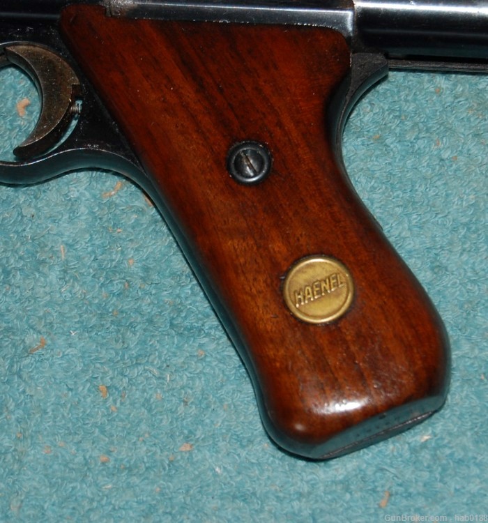 Rare Haenel Model 28 Air Pistol 4.5 mm 177 Cal Box, Tin Pellets Germany-img-4