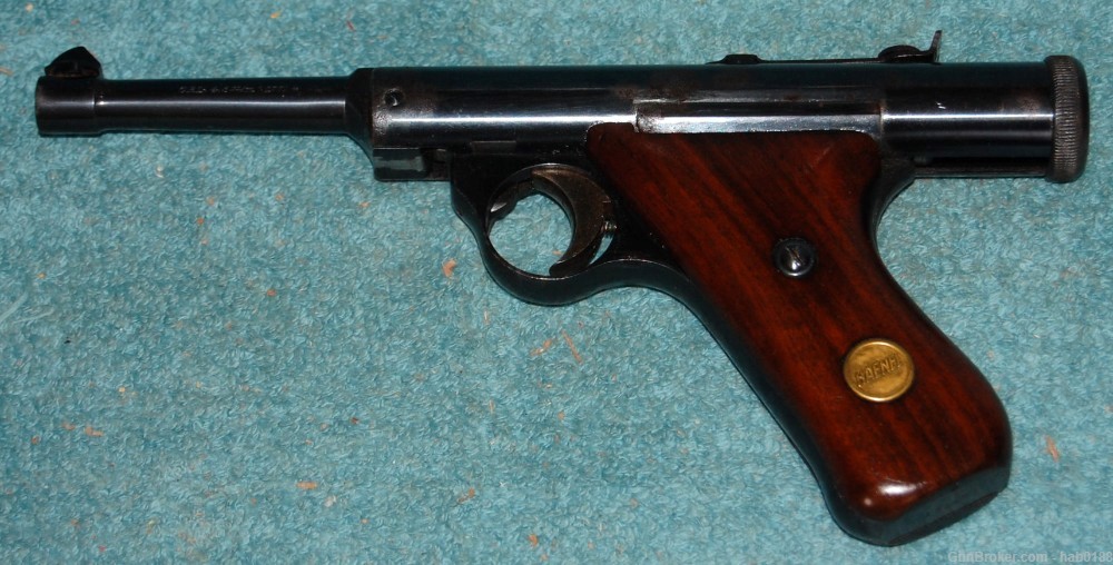 Rare Haenel Model 28 Air Pistol 4.5 mm 177 Cal Box, Tin Pellets Germany-img-2