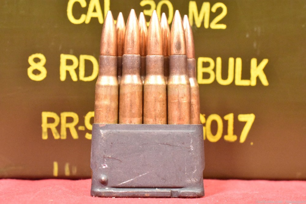 M1 Garand Ammo Bloc Clips 30-06 Ball FMJ Vintage Surplus 280 rounds 3006-img-4