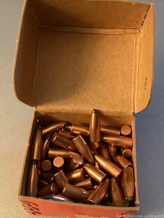 HORNADY 22 cal, 55 gr, .224 dia, SX , open box 71 reloading bullets,  2260-img-4