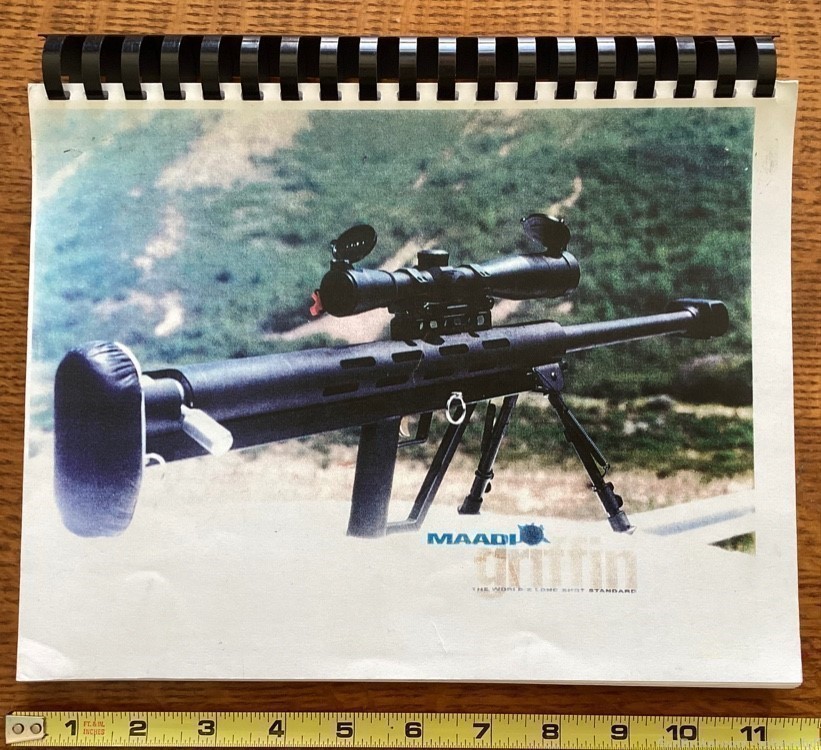 MAADI GRIFFIN .50 caliber Rifle , self build Book , specs, pictures, info -img-0