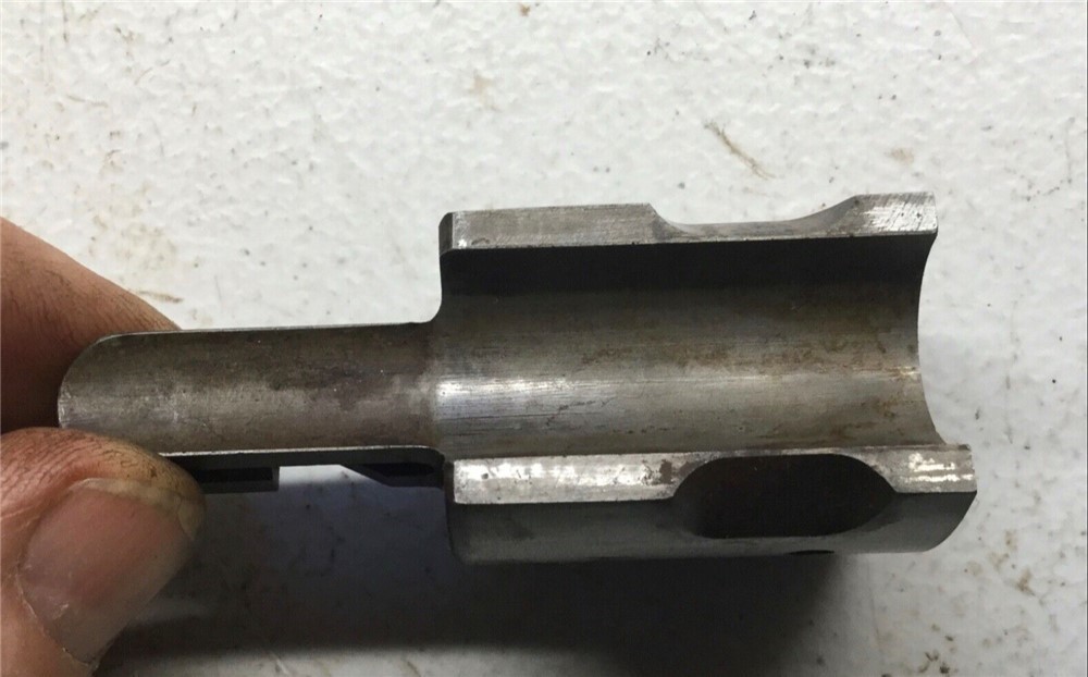 Mauser Bayonet Lug w / pin SHORT version  2 3/4” long  original vintage use-img-1