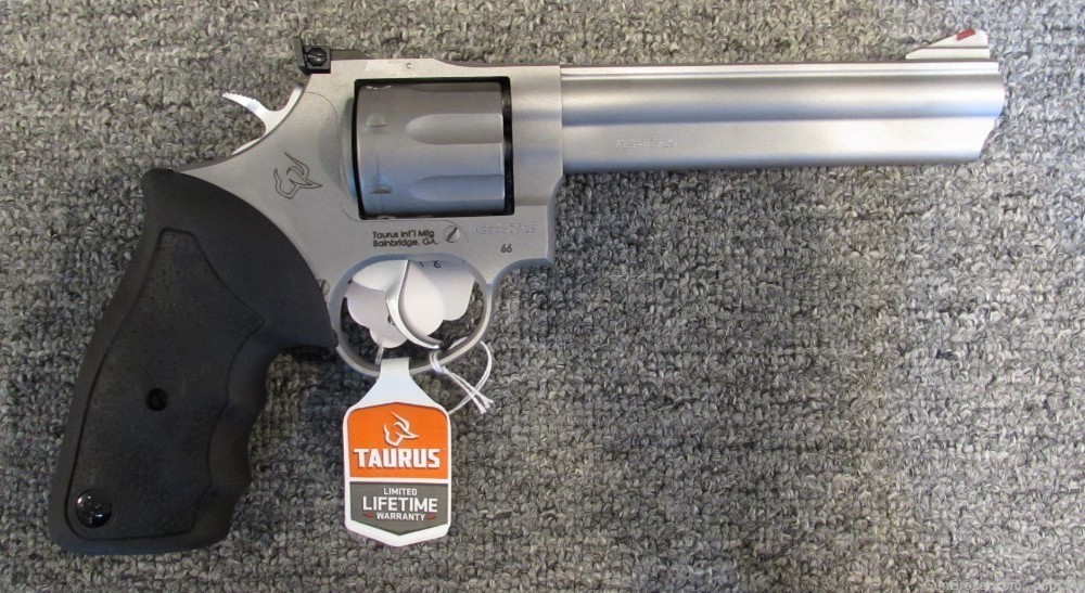 Taurus model 66 Stainless 357 Magnum revolver-img-2