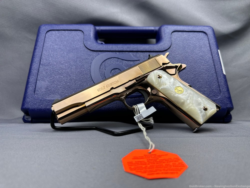 NEW Talo Colt Rose Gold Government .38 Super Limited .01 Penny Start!-img-0