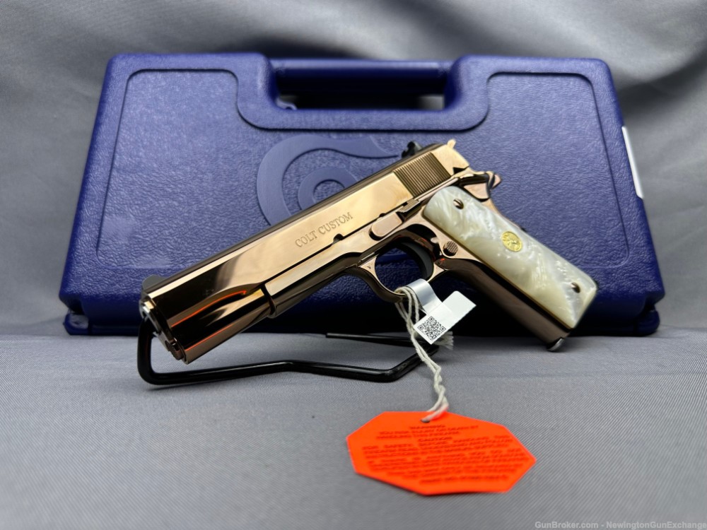 NEW Talo Colt Rose Gold Government .38 Super Limited .01 Penny Start!-img-1