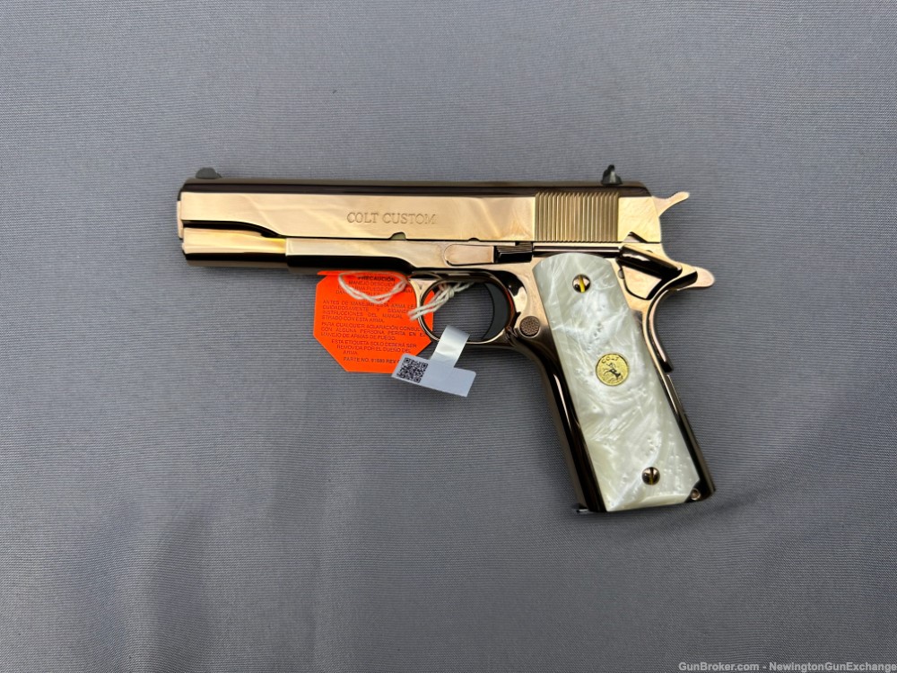 NEW Talo Colt Rose Gold Government .38 Super Limited .01 Penny Start!-img-4
