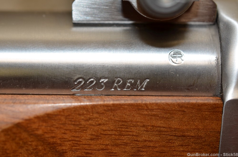 Rare Ruger No. 1  K1V  Varminter Satin Stainless Steel  223 Cal.-img-17
