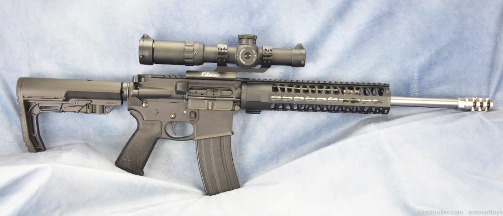 Mag Tactical Systems MG-G4 AR15 Light Weight MAGNESIUM LOWER .300BLK 16" -img-28