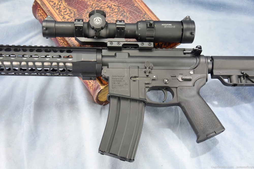 Mag Tactical Systems MG-G4 AR15 Light Weight MAGNESIUM LOWER .300BLK 16" -img-3