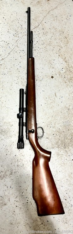 remington 592m 5mm remington magnum bolt action tube fed rifle w/ weaver d4-img-0