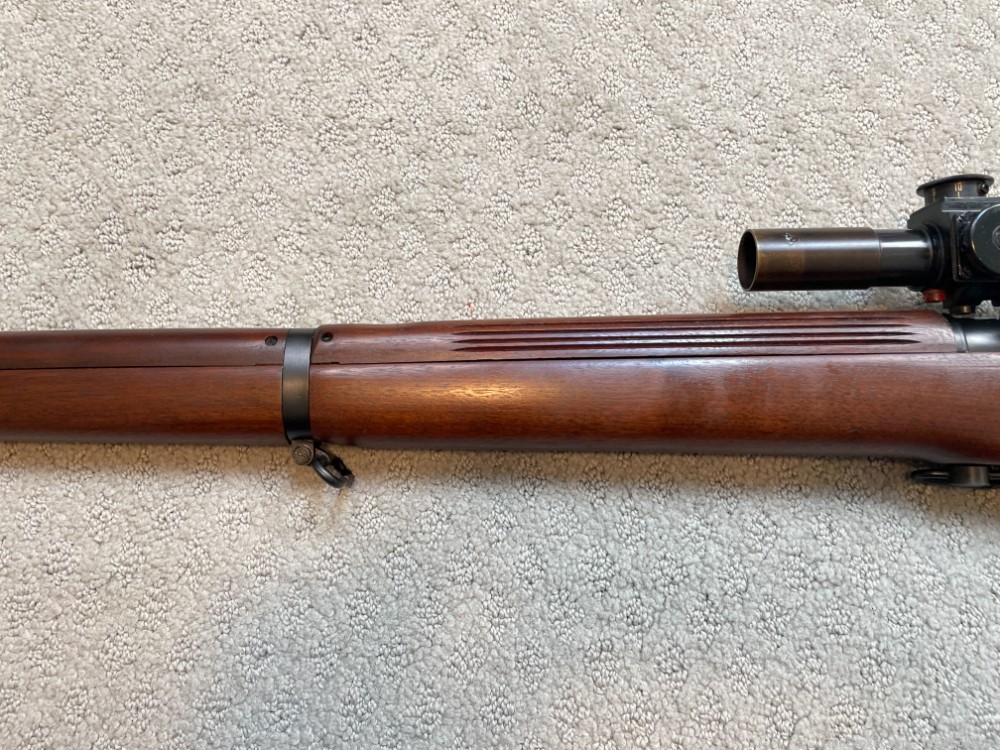 EXCEPTIONAL Long Branch No4 MKI*T 1945 WW2 Sniper, Scope & Case 303 British-img-27