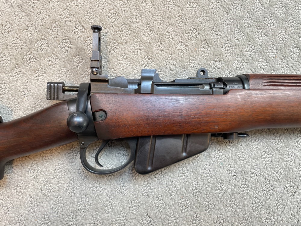 EXCEPTIONAL Long Branch No4 MKI*T 1945 WW2 Sniper, Scope & Case 303 British-img-52