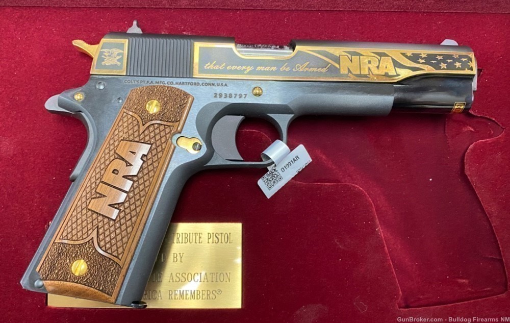 Colt 1911 .45 ACP "NRA Right to Bear Arms Tribute Pistol" 12 of 500-img-5
