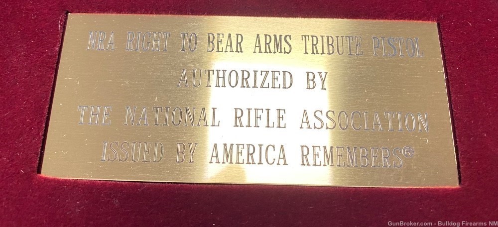 Colt 1911 .45 ACP "NRA Right to Bear Arms Tribute Pistol" 12 of 500-img-8