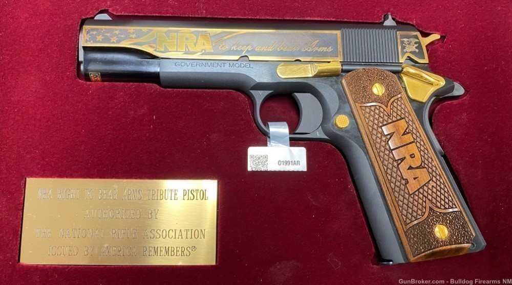 Colt 1911 .45 ACP "NRA Right to Bear Arms Tribute Pistol" 12 of 500-img-4