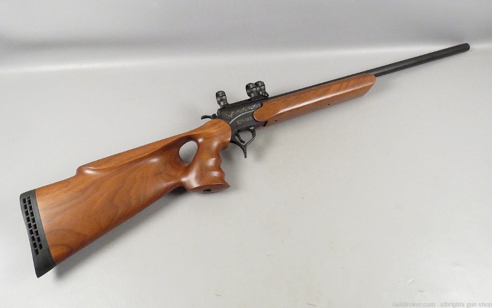 THOMPSON CENTER ENCORE PRO HUNTER Single Shot Rifle 22-250 WOOD STOCKS NICE-img-2