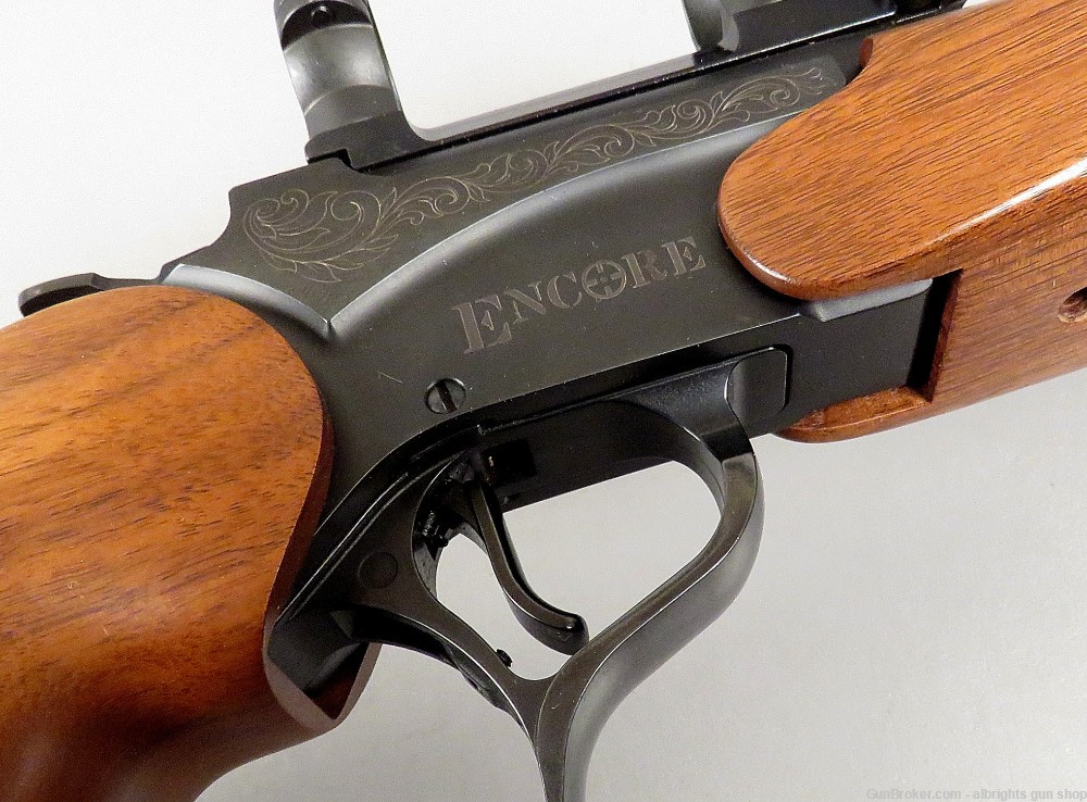 THOMPSON CENTER ENCORE PRO HUNTER Single Shot Rifle 22-250 WOOD STOCKS NICE-img-18