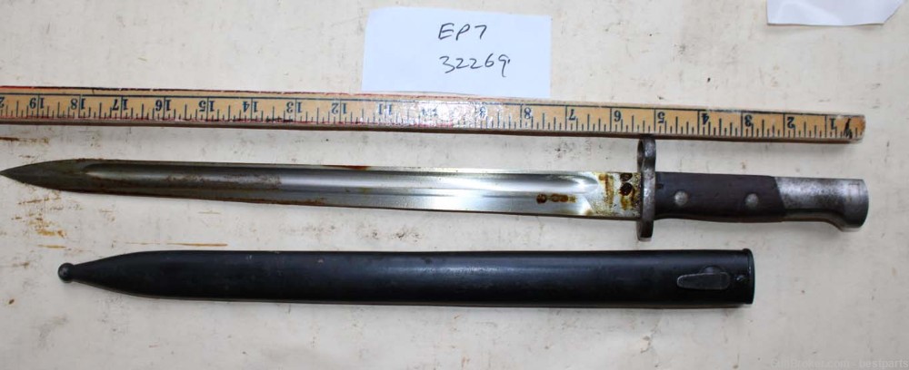 Vintage Bayonet W/ Scabbard, Marked 32269 - #EP7-img-0