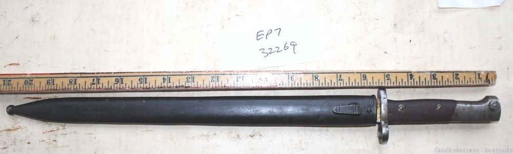 Vintage Bayonet W/ Scabbard, Marked 32269 - #EP7-img-2